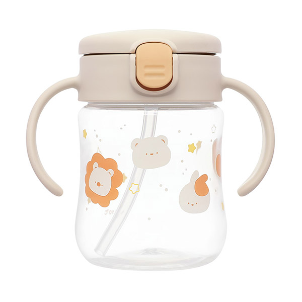 Bình tập uống Richell T.L.I 200 ml - Hình thú (từ 7 tháng)